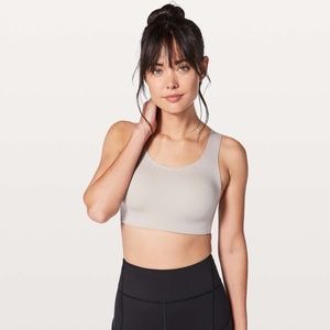 Lululemon ENLITE bra. Color: Barely Beige.